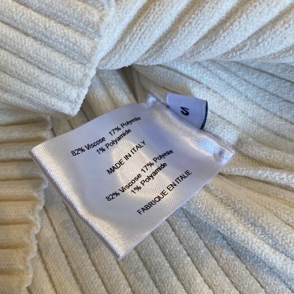 Proenza Schouler Off The Shoulder Long Sleeve Ribbed Top - Picture 7 of 7